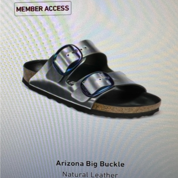 Birkenstock Arizona Big Buckle in metallic silver - Picture 12 of 15